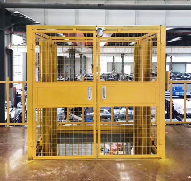 西湖智能导轨式升降机亮相